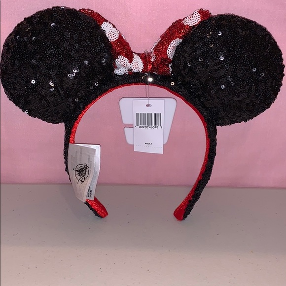 DISNEY PARKS ORIGINAL/AUTHENTIC/EXCLUSIVE MINNIE MOUSE EARS HEADBAND - Picture 4 of 4